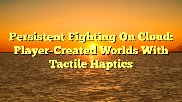 Persistent Fighting On Cloud: Player-Created Worlds With Tactile Haptics